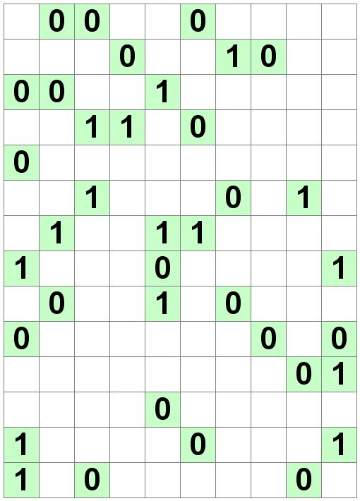 Printable Binary Puzzles