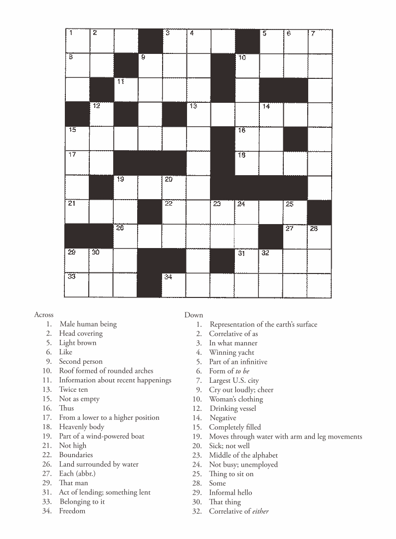 Tv Crossword Puzzles Printable Sally Crossword Puzzle - vrogue.co