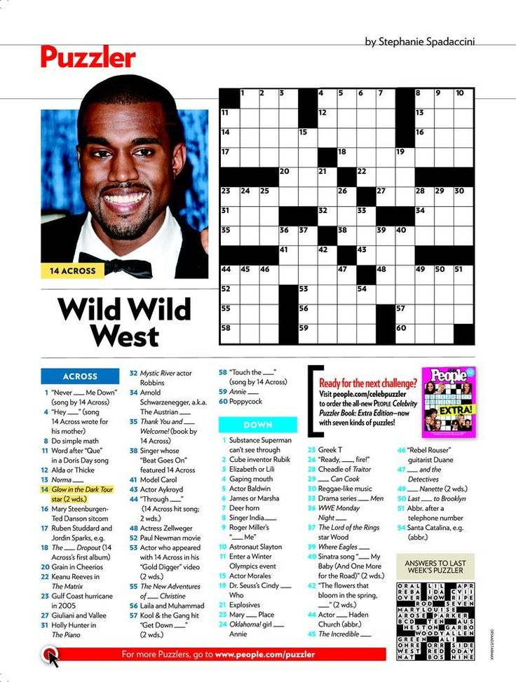 20081006 750 108 Crossword People Magazine Printable Crossword Puzzles