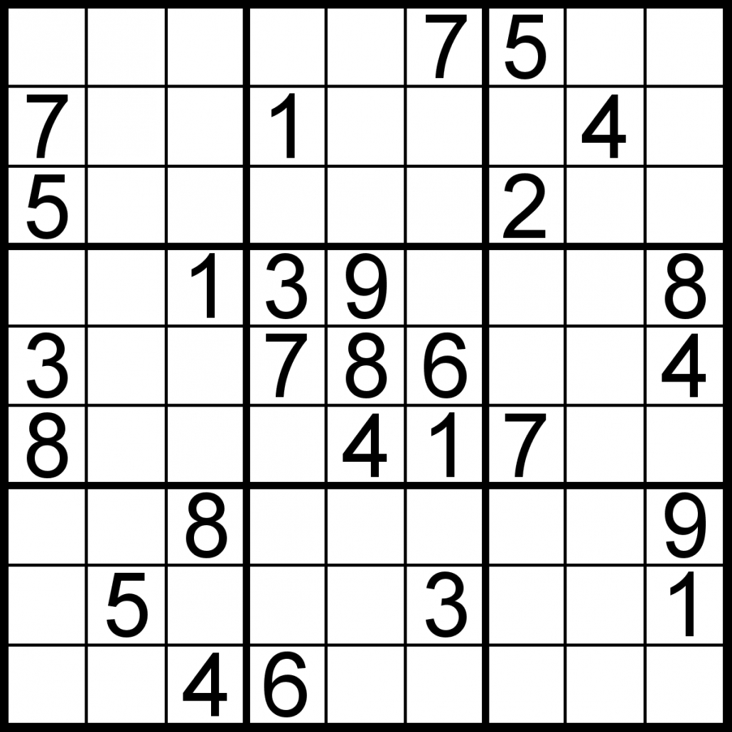 5 Star Sudoku Puzzles Printable Printable Crossword Puzzles