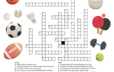 6 Best Sport Crossword Printable Printablee