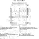 8Th Grade Math Word Search Wordmint Crossword Puzzles Printable 8Th