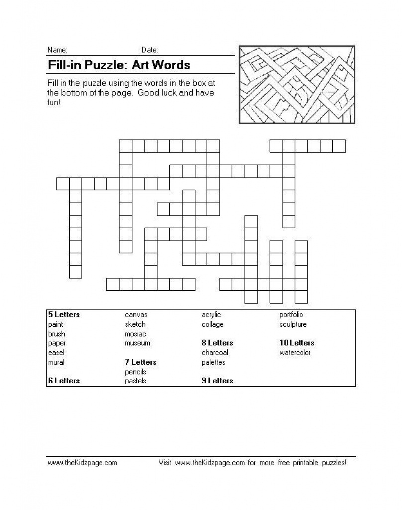9 Letter Word Puzzle Printable Printable Crossword Puzzles
