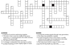 90S Crossword Puzzle Printable Printable Crossword Puzzles