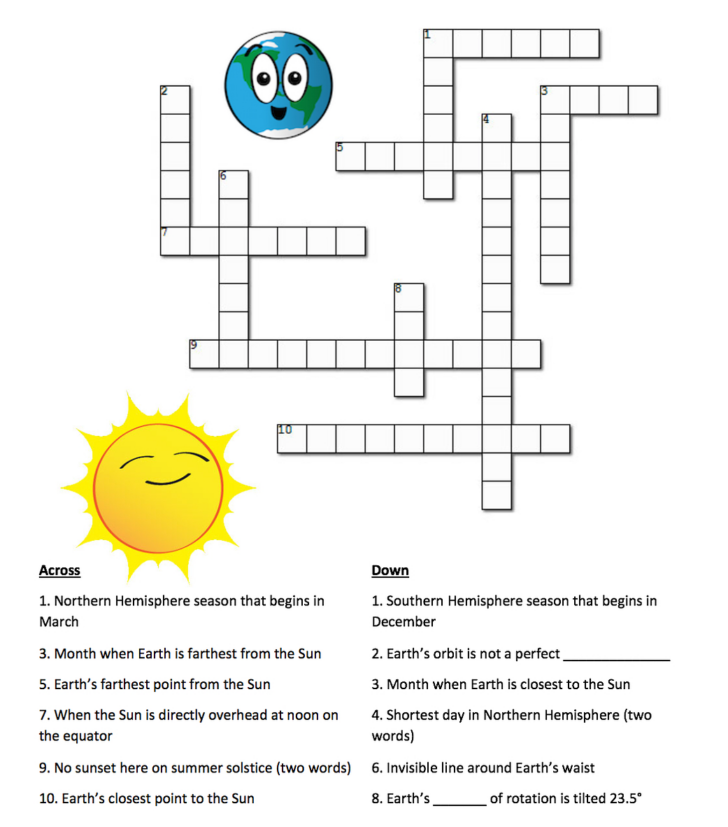 Printable Sun Crossword Puzzles