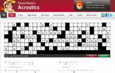 Acrostics Puzzle Baron