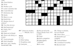 Activities For Kids Crossword Puzzle Robert Stockton