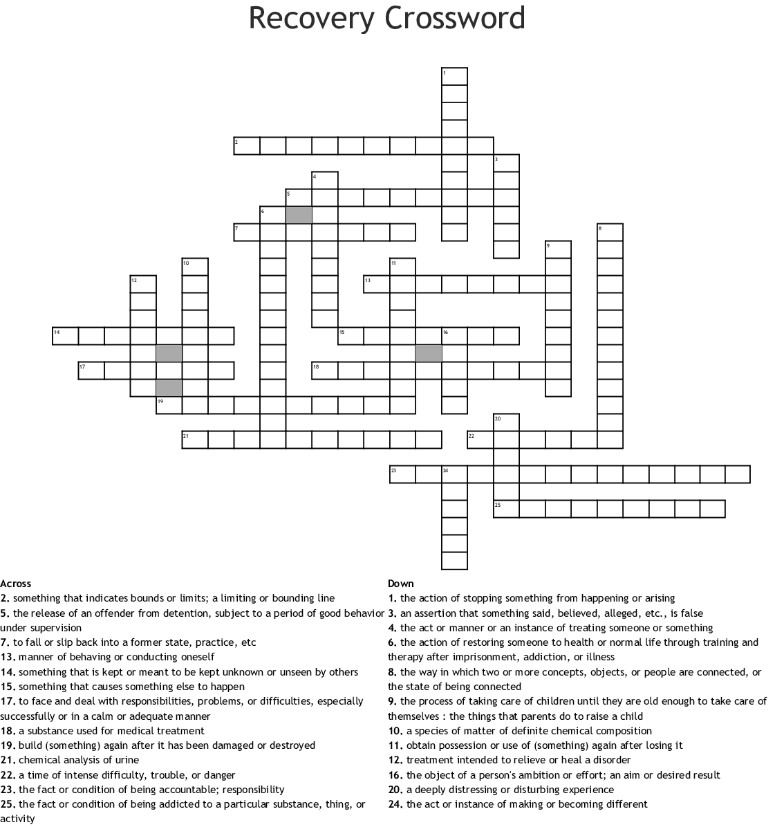 Addiction Recovery Word Search Wordmint Printable Recovery Puzzles 