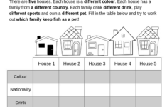 Albert Einstein s Riddle Has Been Turned Into A Fun Esl Lesson For