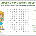 Anger Coping Word Search