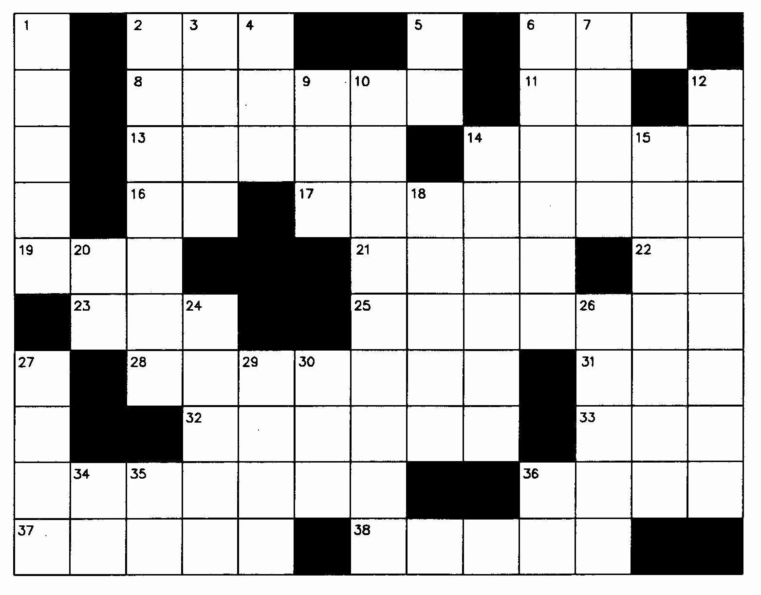 Blank Crossword Puzzle Maker In 2020 With Images Crossword Puzzle 