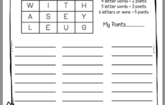 Boggle Word Games Activity Shelter
