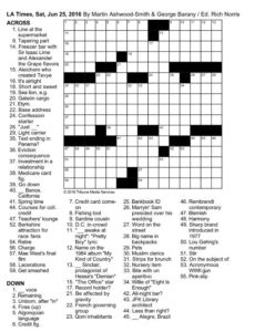 Can I Print The Ny Times Crossword Puzzle Crossword Puzzles Makers
