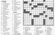 Chicago Sun Times Crossword Puzzle Printable Printable Crossword Puzzles