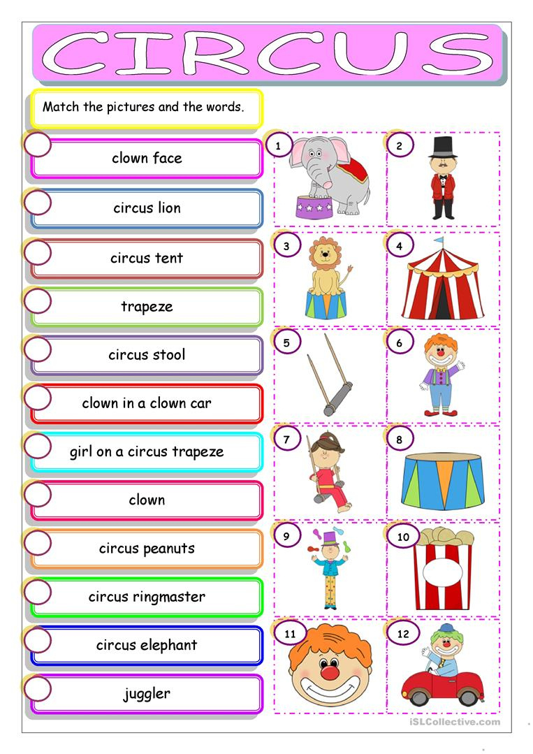 Circus Crossword Puzzle Printables Printable Crossword Puzzles