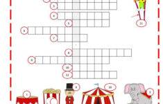 Circus Crossword Worksheet Free ESL Printable Worksheets Made By Teachers