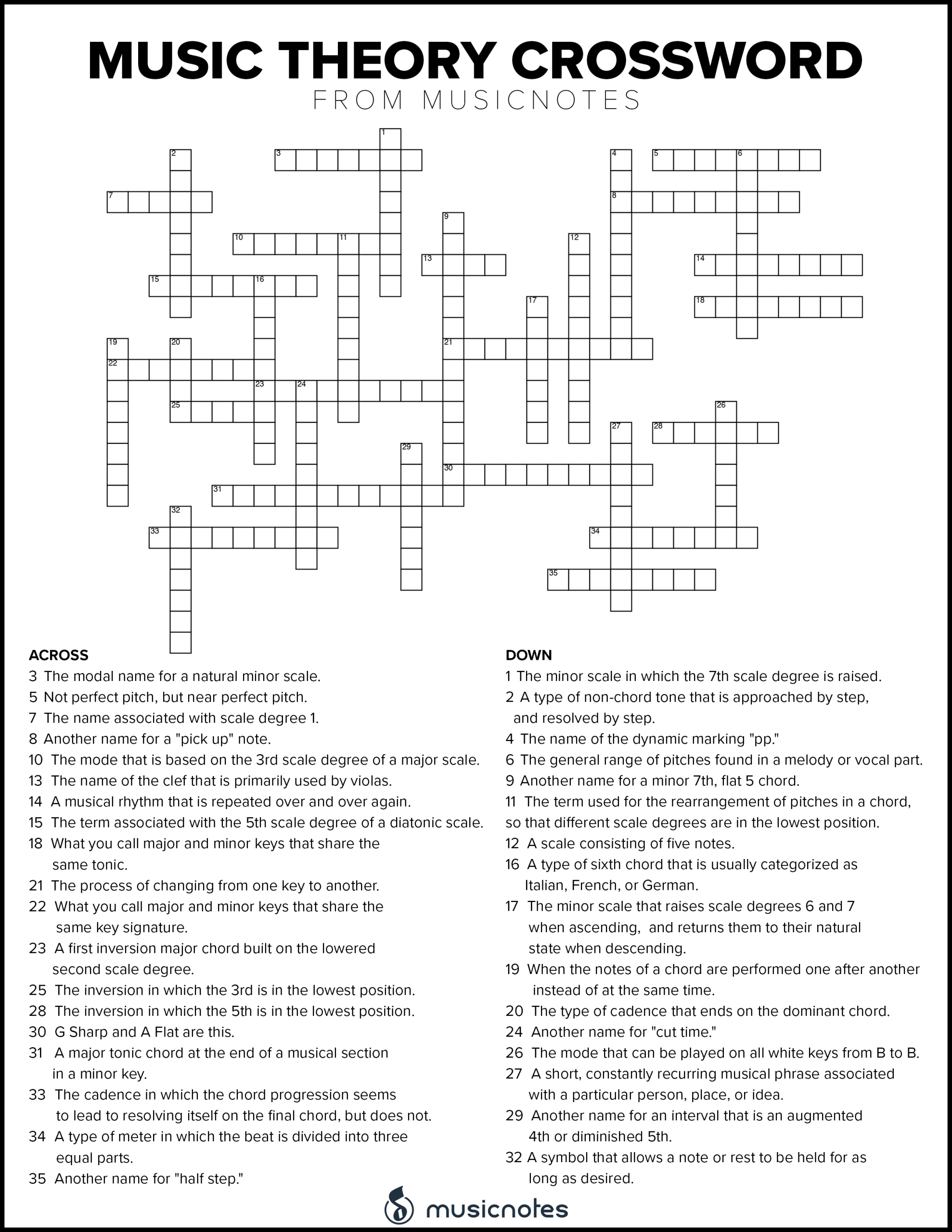 Country Music Free Printable Crossword Puzzles Sally Crossword Puzzles