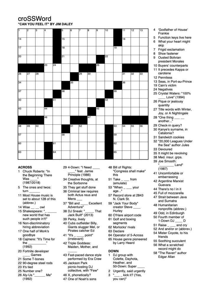 Free South African Crossword Puzzles Printable