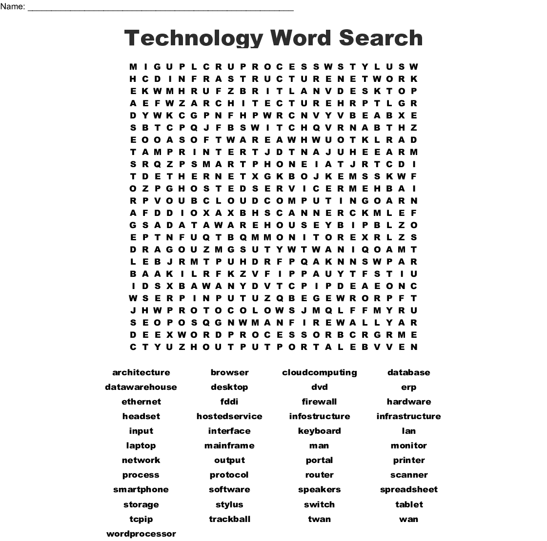 Design And Technology Word Search Wordmint Word Search Printable Sally Crossword Puzzles 4802