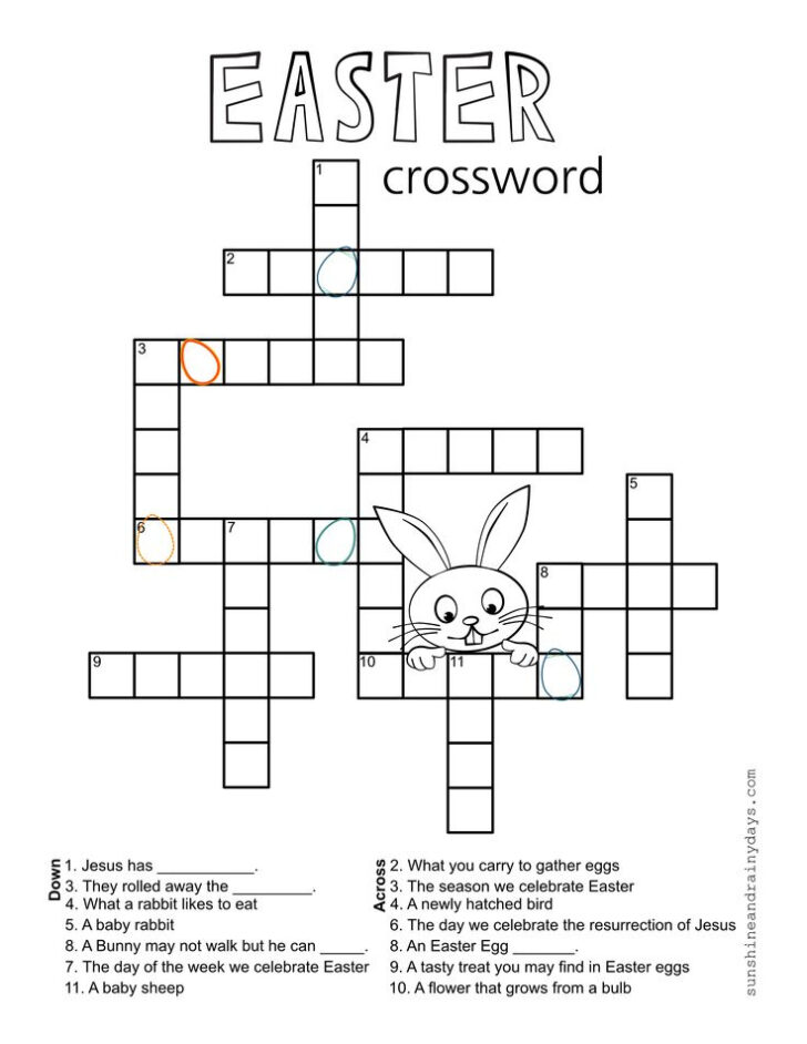 Printable Crossroad Puzzles For Adults Free Easter