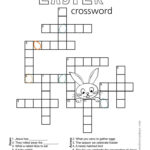 Easter Crossword Puzzle With Images Easter Crossword Crossword