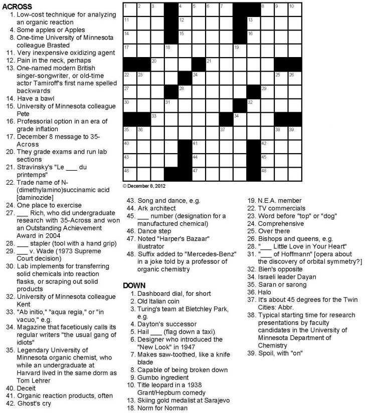 Easy Celebrity Crossword Puzzles Printable Star Crossword Puzzles 