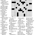 Easy Crossword Puzzles For Seniors In 2021 Printable Crossword