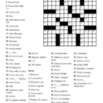 Free Downloadable Printable Crossword Puzzles Printable Crossword