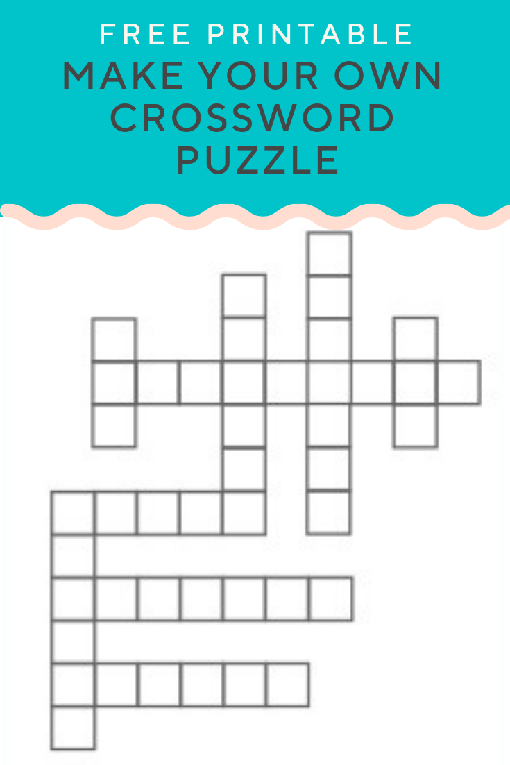 Free Make Your Own Crosswords Printable Free Printable