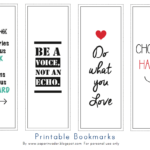 Free Printable Bookmarks Quotes Bookmarks Printable Bookmarks