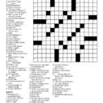Free Printable Crossword Puzzle Worksheets Printable Template 2021