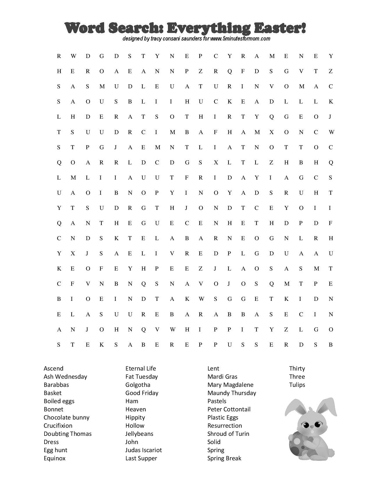 Free Printable Easter Puzzles For Adults Free Printable