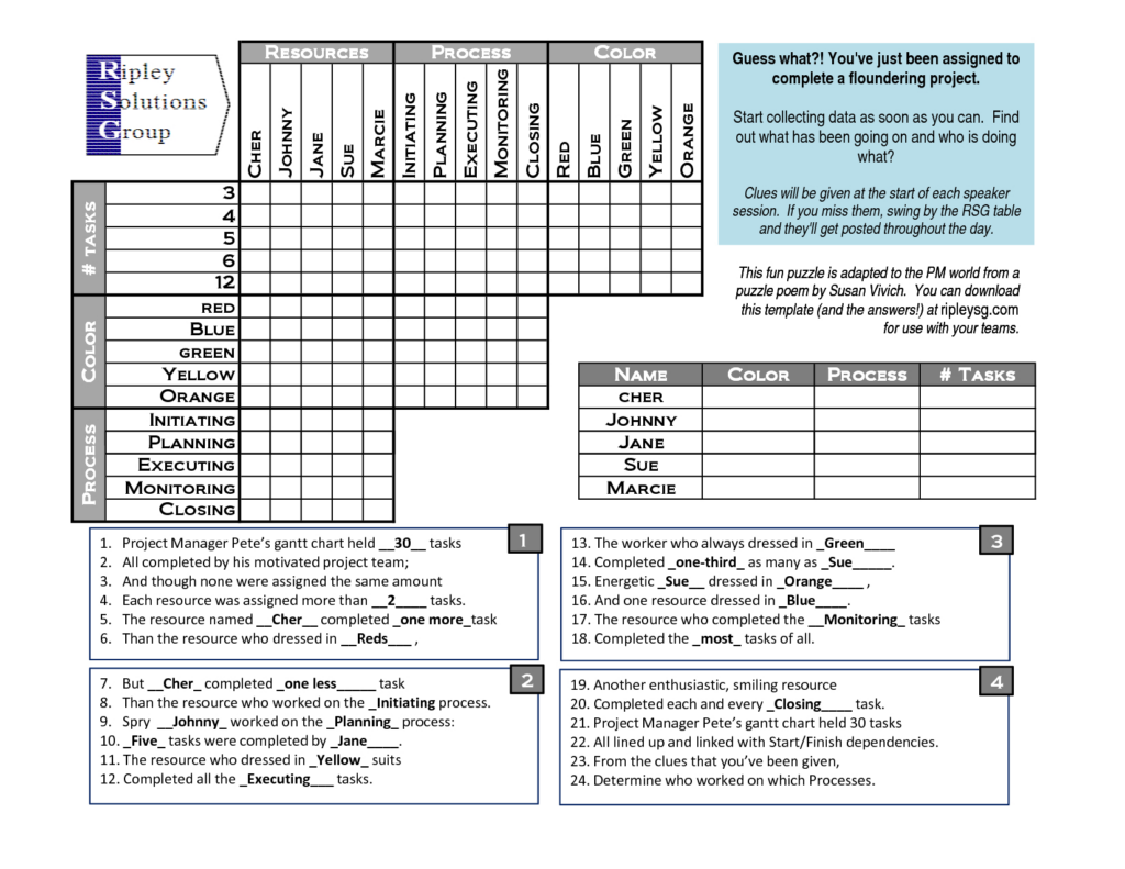 Free Printable Logic Puzzles For Middle School Free Printable Sally