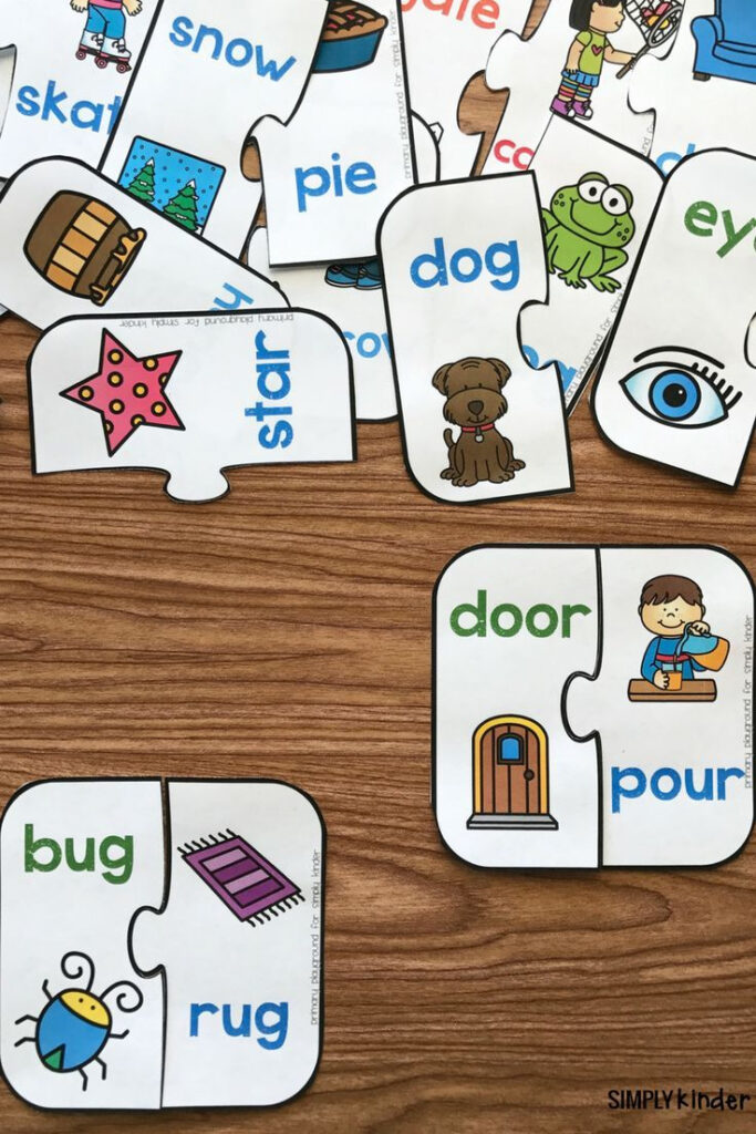 Free Printable Rhyming Puzzles Simply Kinder Rhyming Activities Sally Free Printable Rhyming Puzzles Simply Kinder Rhyming Activities Sally