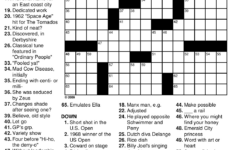 Free Printable Sports Crossword Puzzles Free Printable