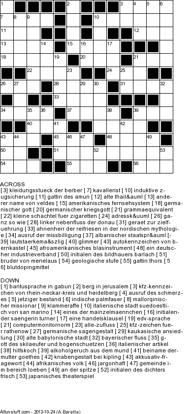 German Crossword Puzzles Printable German Word Games