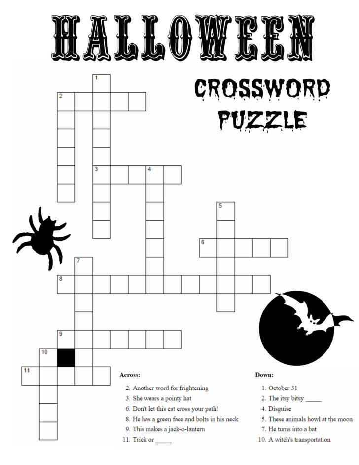 Printable Children’s Crossword Puzzles Ks3