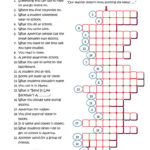 High School English Crossword Puzzles Printable Printable Crossword
