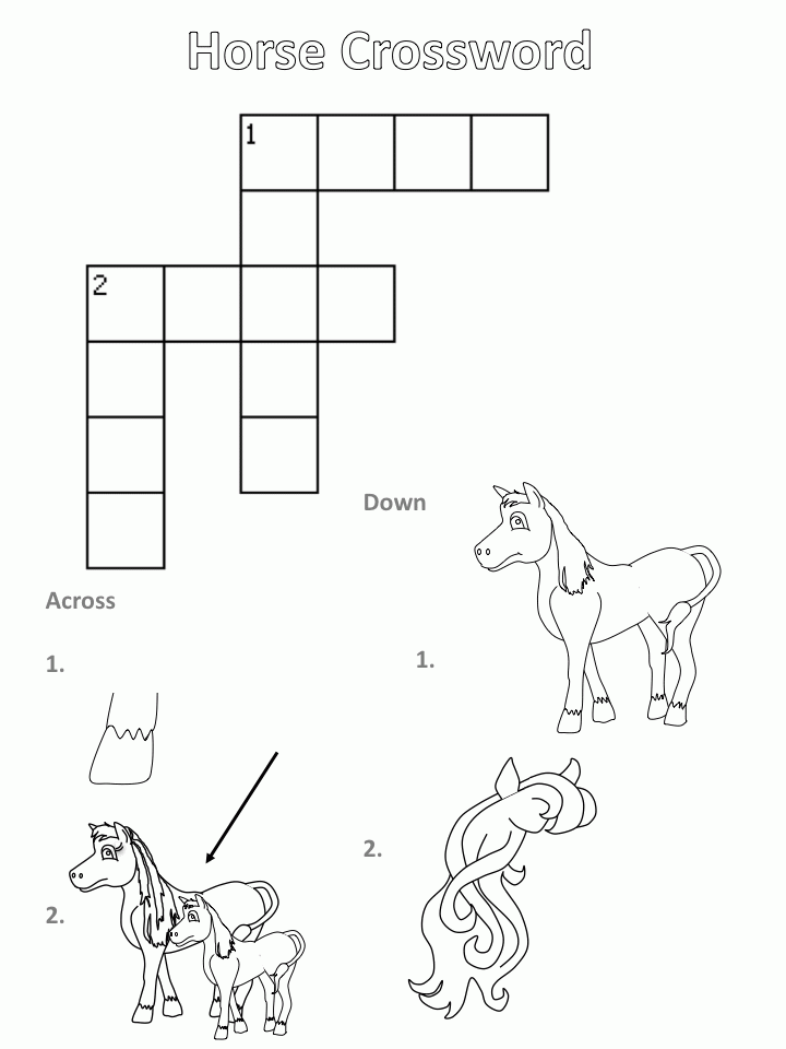 Horse Crosswords