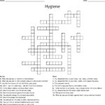Hygiene Crossword WordMint