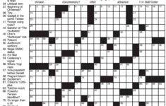 La Times Free Printable Crosswords Free Printable