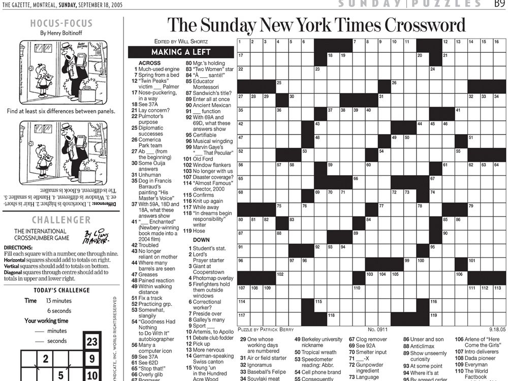 MEDICINE MATTERS A 12 year Old Crossword Puzzle Ignites Doctor s