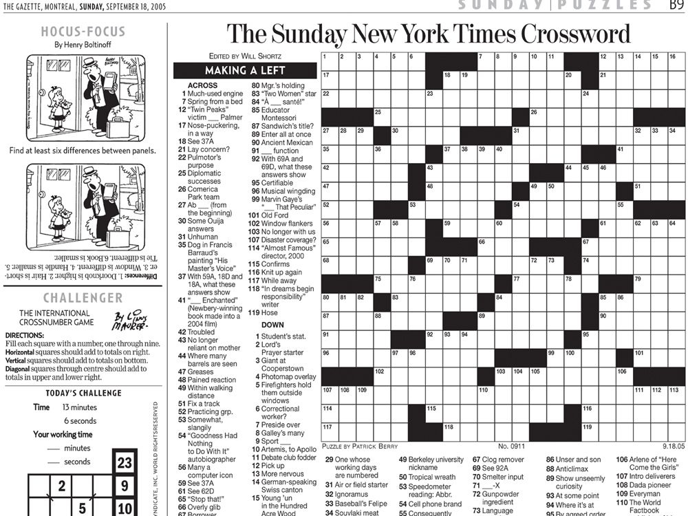 MEDICINE MATTERS A 12 year Old Crossword Puzzle Ignites Doctor s 