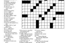 New York Times Sunday Crossword Printable Rtrs online La Times Free