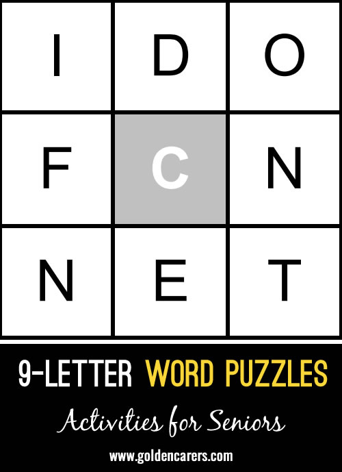 9 Letter Word Puzzles To Print Printable