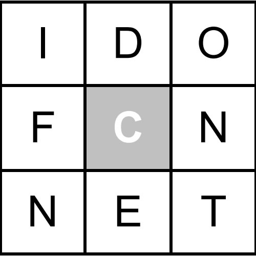 Find The 9-Letter Word Square Puzzle Free Printable