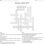 Nurses Week 2017 Crossword WordMint