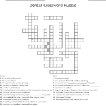 Oral Dental Care Crosswords Word Searches Bingo Cards WordMint