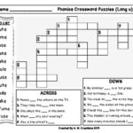 Phonics Crossword Puzzles Long U By A W Creations TpT