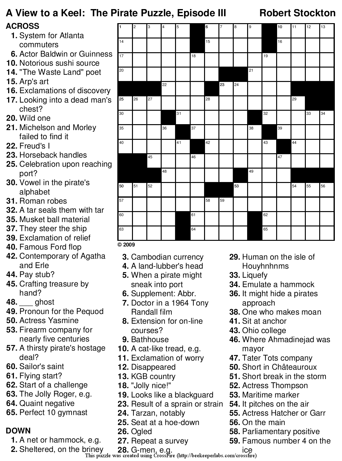 Play Free Crossword Puzzles From The Washington Post The Printable 